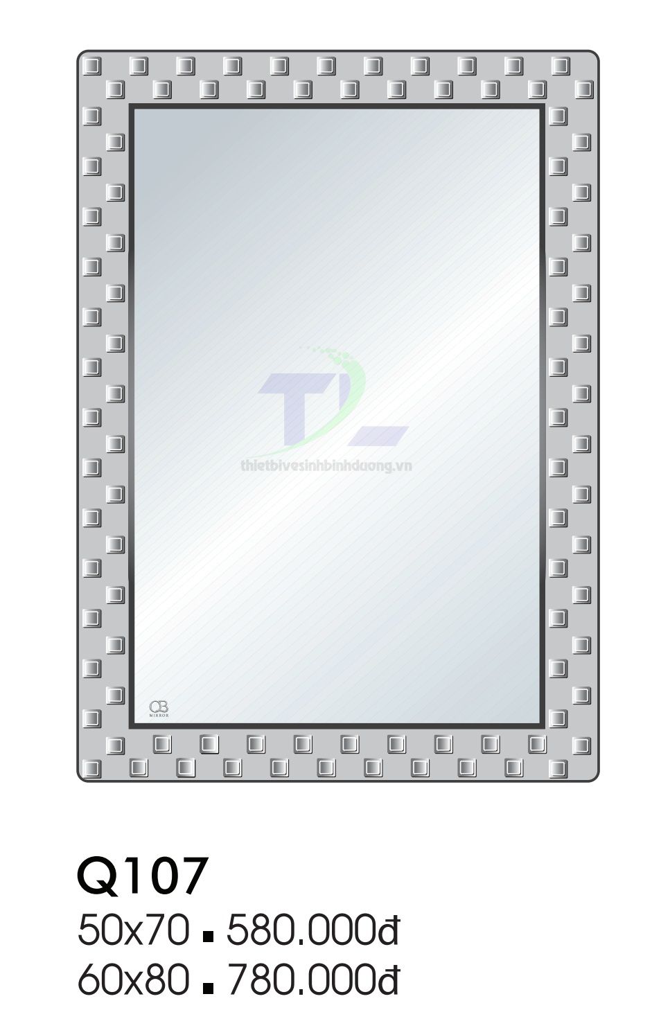 Gương soi phòng tắm QB Q107